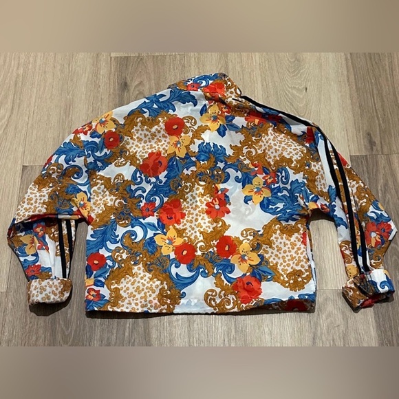 Adidas HER Studio London Track Jacket Top Floral Size XS - Picture 5 of 5